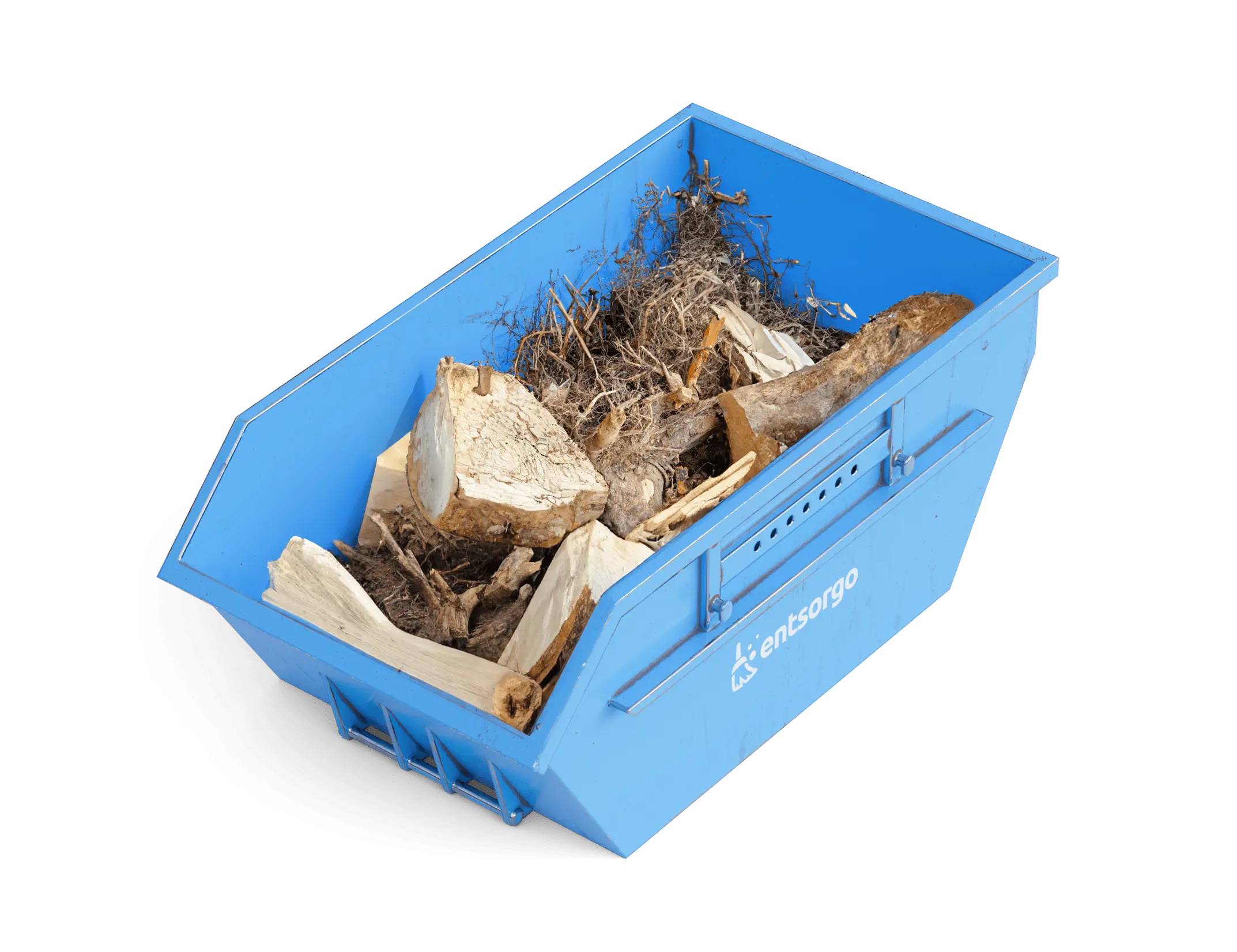 Gartenabfall: Wurzeln & Stammholz